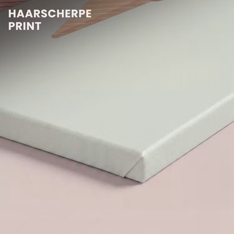 Canvas schilderij - IJs - Hoorntjes - Eten - Illustratie - Vrolijk — 4