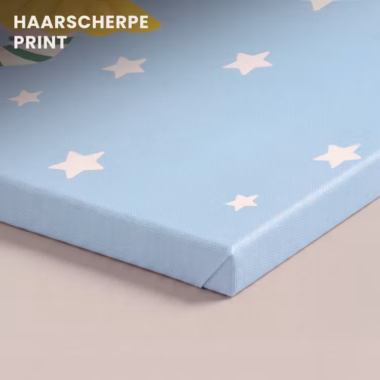 Canvas schilderij - Dieren - Dans - Illustratie - Kinderkamer - Sterren — 4