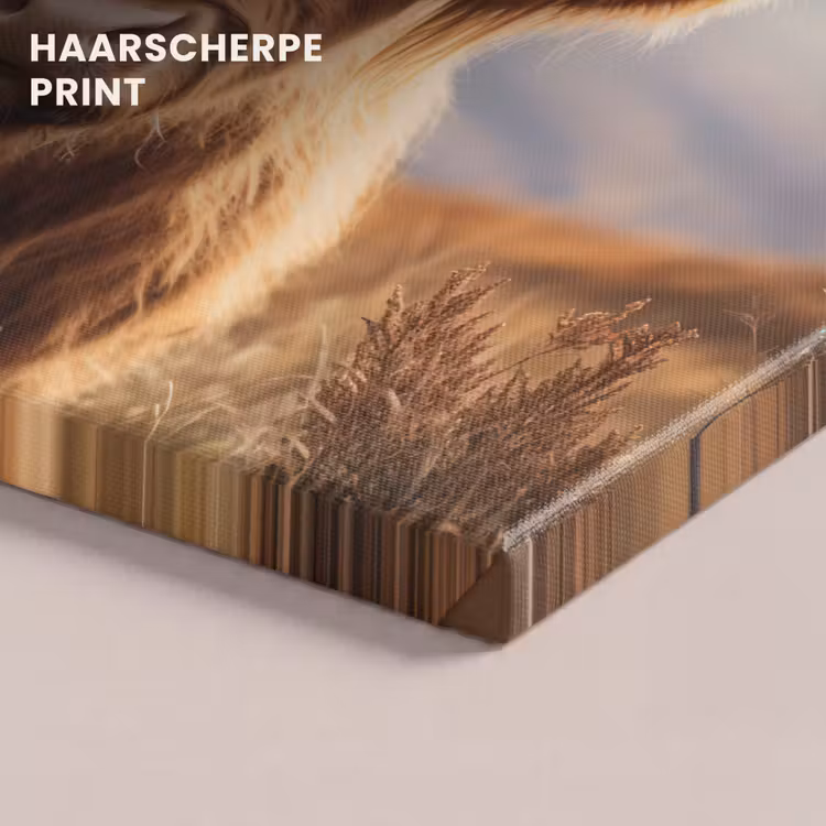 Canvas schilderij - Schotse hooglander - Landschap - Dier — 5