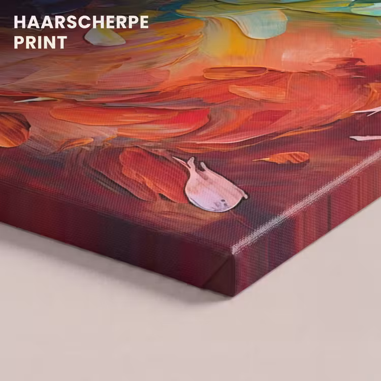 Canvas schilderij - Olieverf - Kunst - Abstract - Kleurrijk — 5