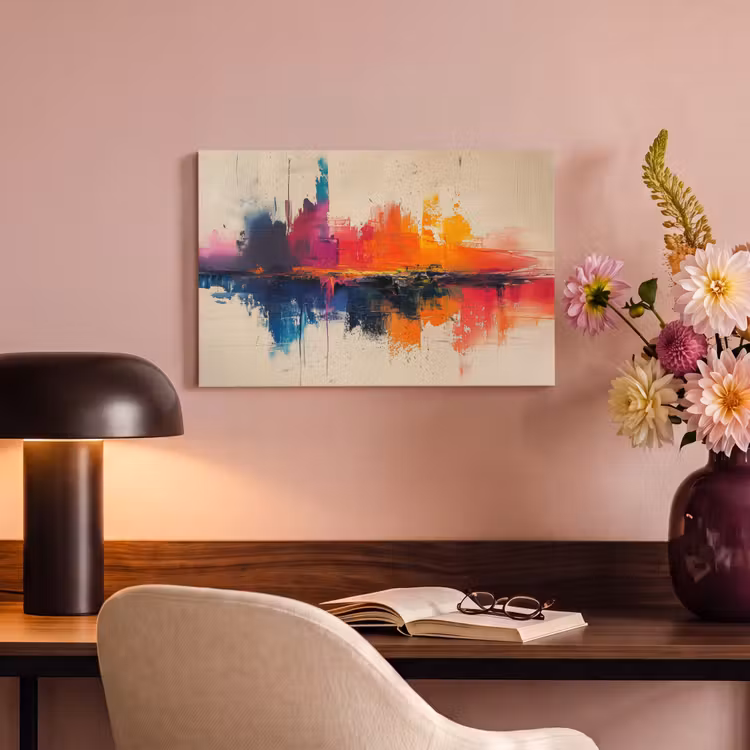Canvas schilderij - Watercolor - Kunst - Modern — 6