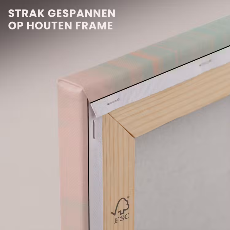 Canvas schilderij - Tijger - Strik - Jasje - Roze — 7