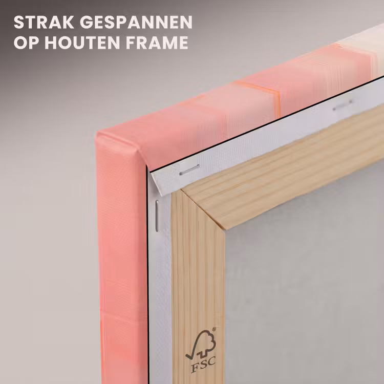 Canvas schilderij - Planken - Boeken - Bladeren — 7
