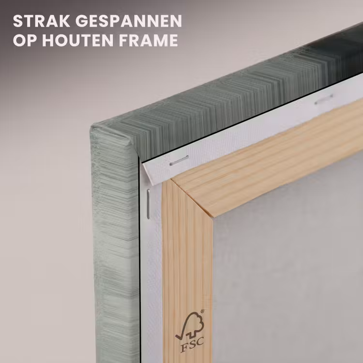 Canvas schilderij - Vogel - Japandi - Groen — 7