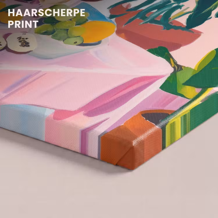 Canvas schilderij - Tafel - Wijn - Fruit — 5