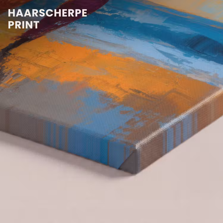 Canvas schilderij - Vrouwen - Strand - Zondsondergang — 5