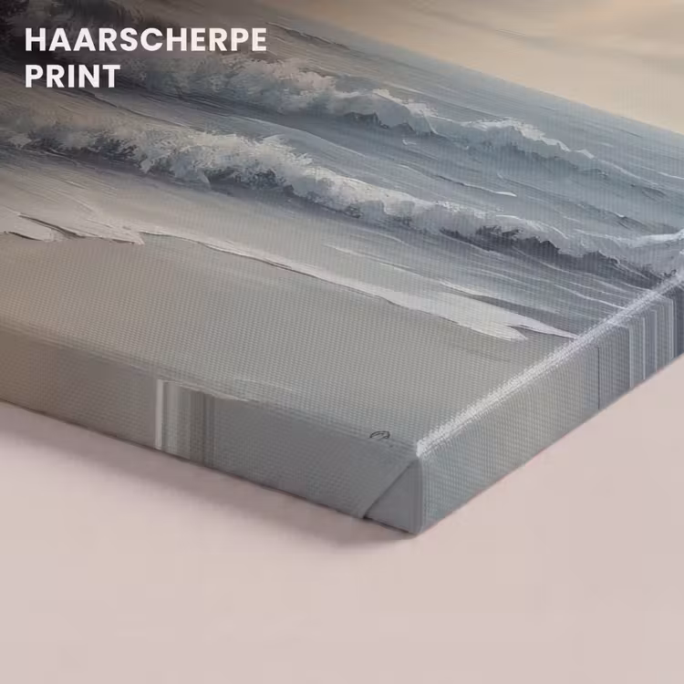 Canvas schilderij - Strand - Zee - Zonsondergang — 5