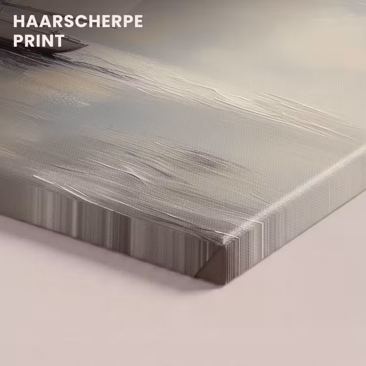 Canvas schilderij - Zeilschip - Zee - Bewolkt — 5