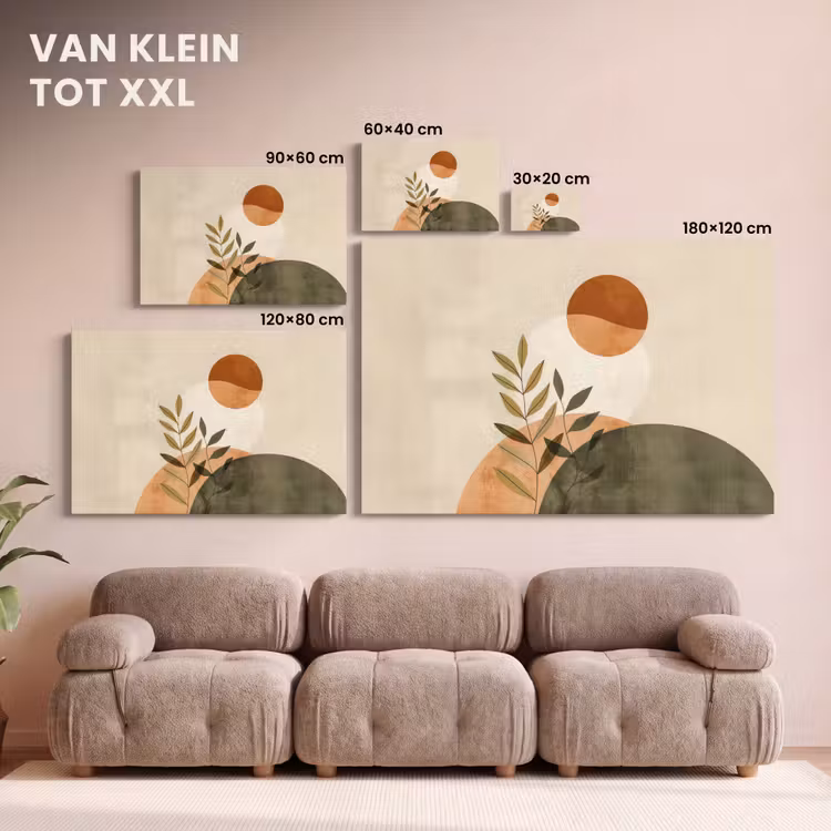 Canvas schilderij - Takken - Vormen - Abstract — 8
