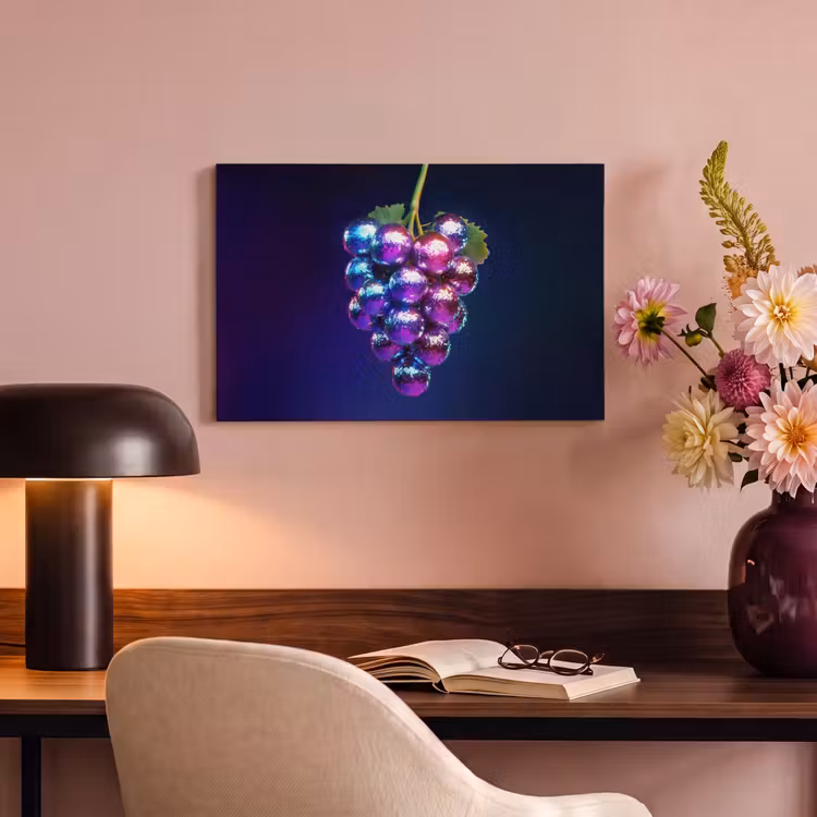 Canvas schilderij - Paars - Disco - Feest - Druif — 6