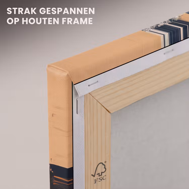 Canvas schilderij - Sleutel - G - Abstract - Beige — 7