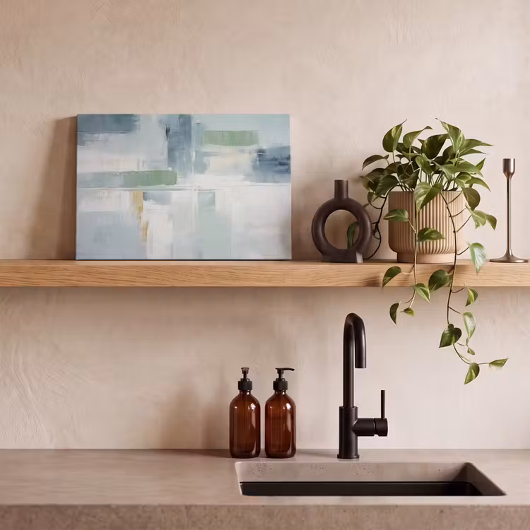 Canvas schilderij - Verf - Moderne kunst - Abstract - Grijs — 4
