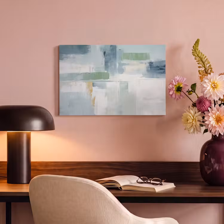 Canvas schilderij - Verf - Moderne kunst - Abstract - Grijs — 6