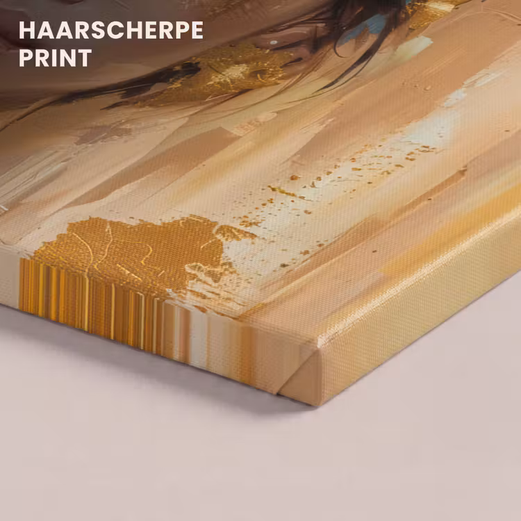 Canvas schilderij - Vrouwen - Portret - Luxe - Goud — 5
