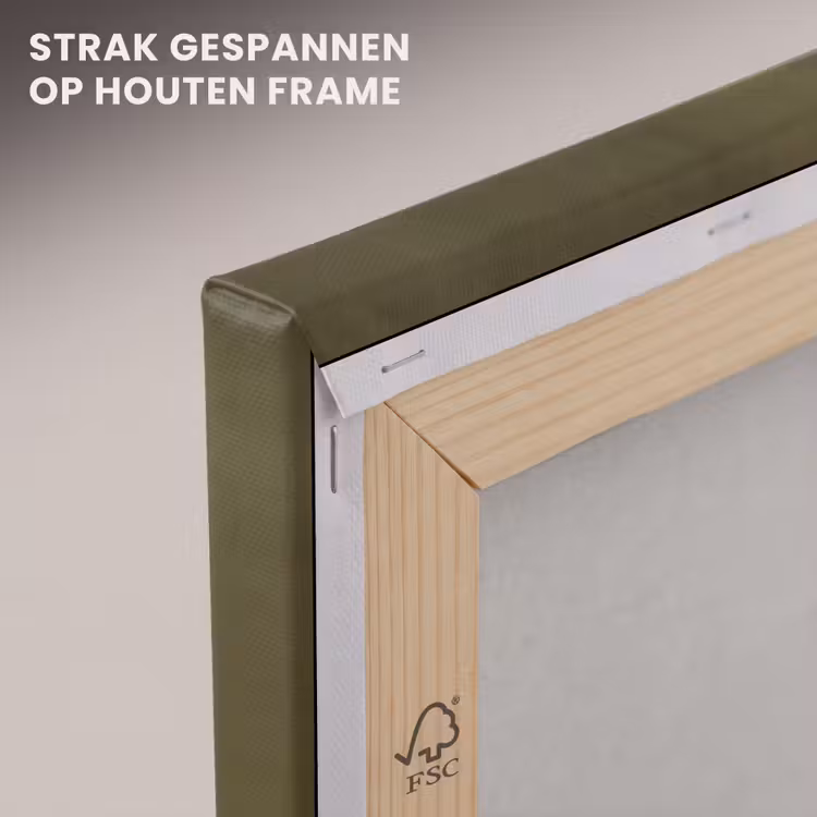Canvas schilderij - Vos op Wolk Vrouw — 7