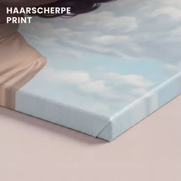 Canvas schilderij - Vrouw - Narcissen - Geel — 5