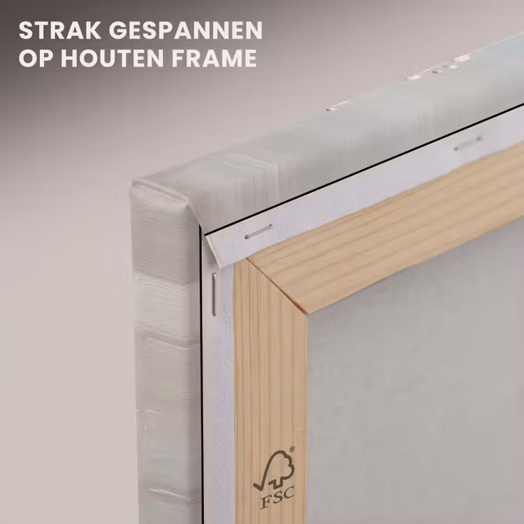 Canvas schilderij - Vaas - Gipskruid - Wit — 7