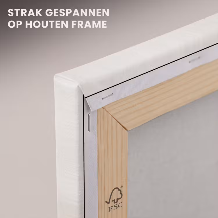 Canvas schilderij - Vlinder - Bloem -Natuur - Beige — 7