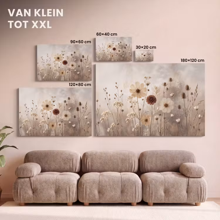 Canvas schilderij - Wilde bloemen - Botanisch - Vintage - Natuur - Rustiek — 8