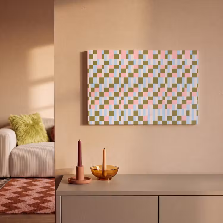 Canvas schilderij - Patroon - Geometrisch - Abstract - Kleurrijk - Modern — 1