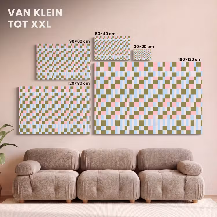Canvas schilderij - Patroon - Geometrisch - Abstract - Kleurrijk - Modern — 7