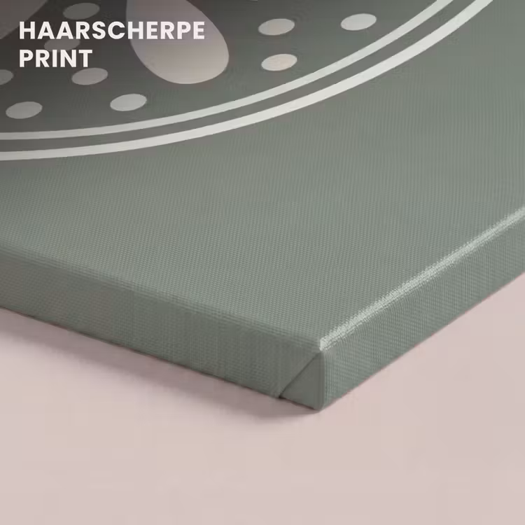 Canvas schilderij - Patroon - Cirkel - Abstract - Groen - Decoratie — 4