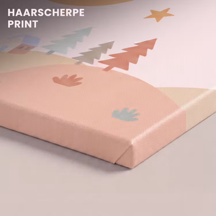 Canvas schilderij - Zon - Maan - Sterren - Kinderkamer - Pastel — 4
