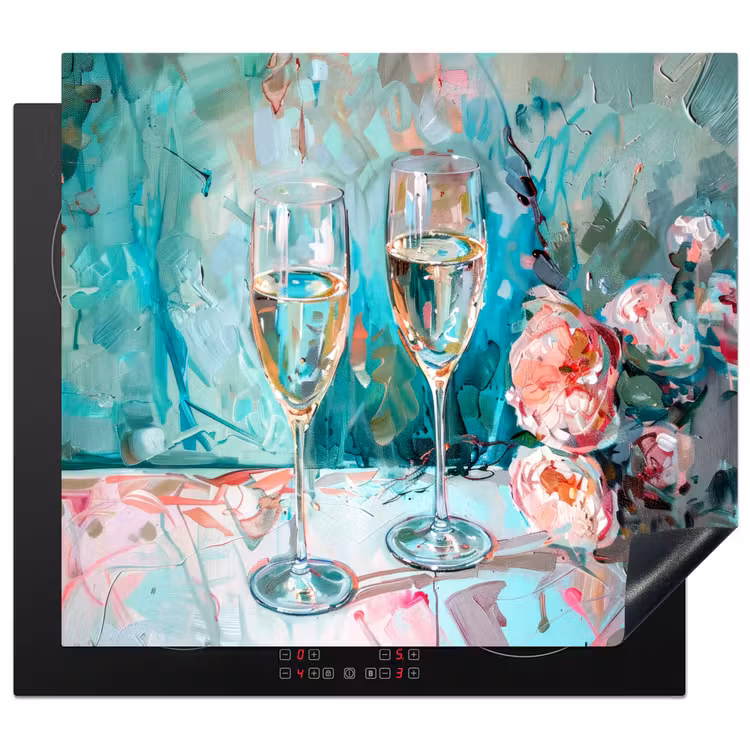 Inductie beschermer - Impressionistisch Proostmoment — 1