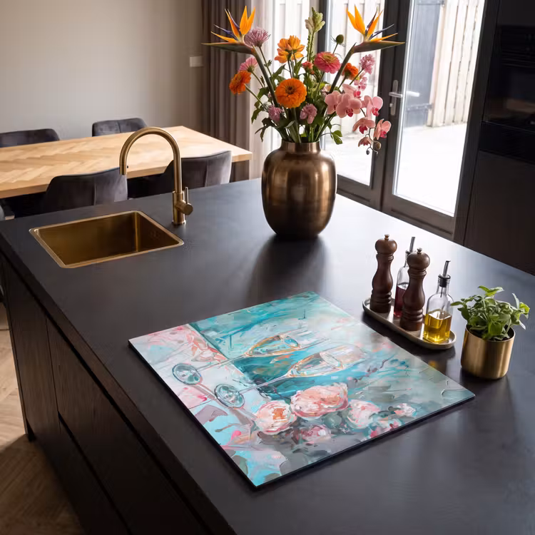 Inductie beschermer - Impressionistisch Proostmoment — 5