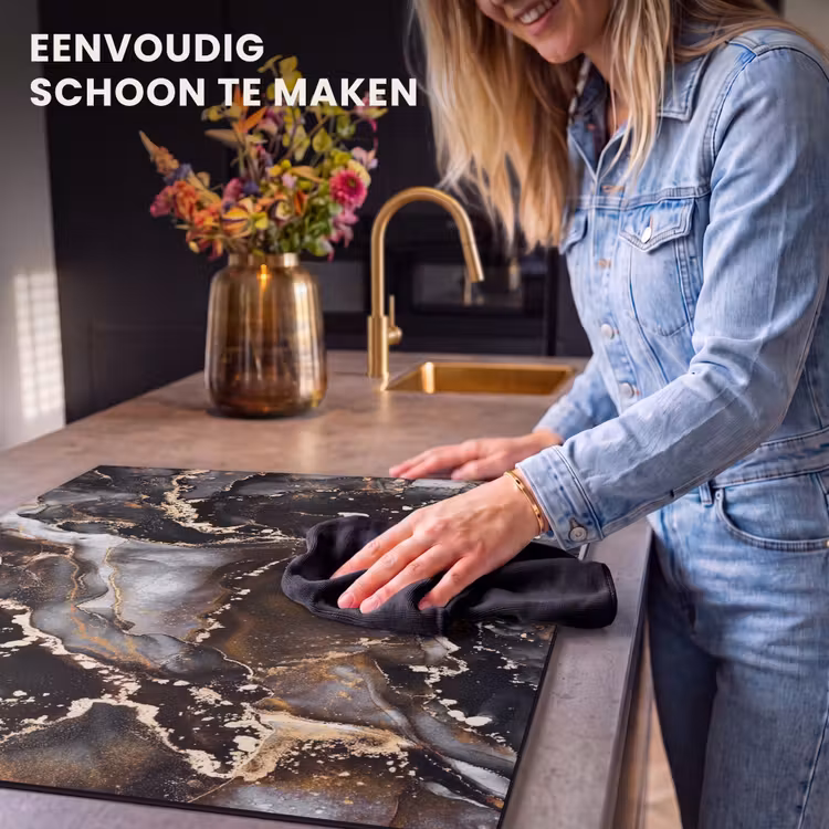 Inductie beschermer - Aardse Marmeren Luxe — 6