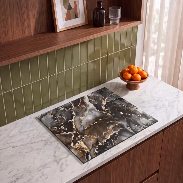 Inductie beschermer - Aardse Marmeren Luxe — 8