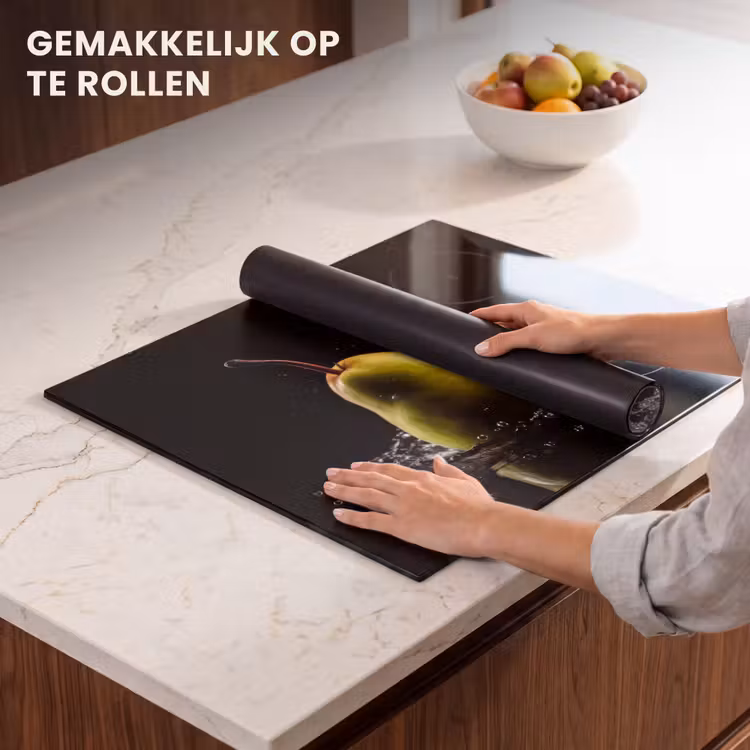 Inductie beschermer - Peer - Fruit - Water - Zwart — 7
