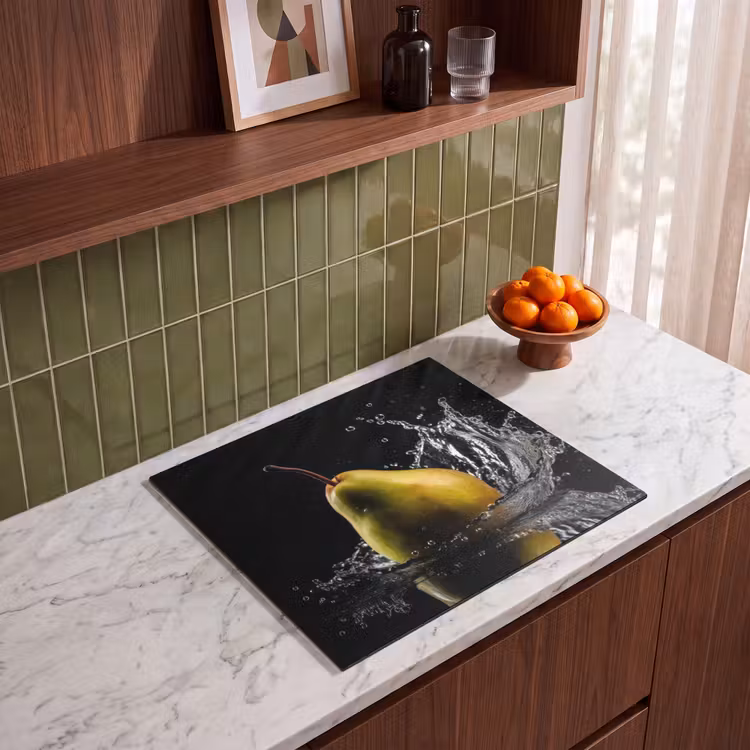 Inductie beschermer - Peer - Fruit - Water - Zwart — 8