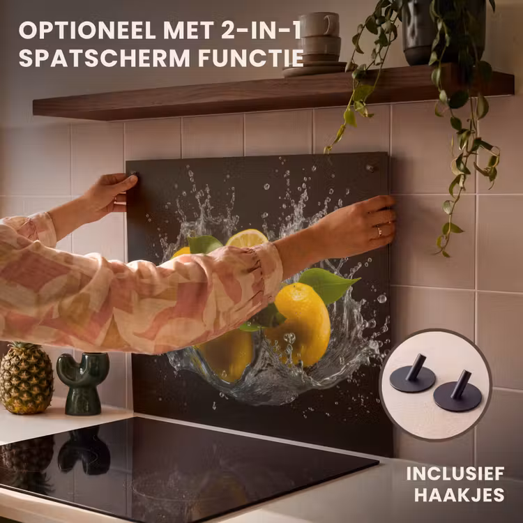 Inductie beschermer - Citroen - Fruit - Geel - Zwart — 10