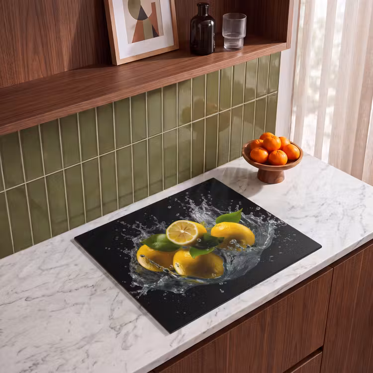 Inductie beschermer - Citroen - Fruit - Geel - Zwart — 8