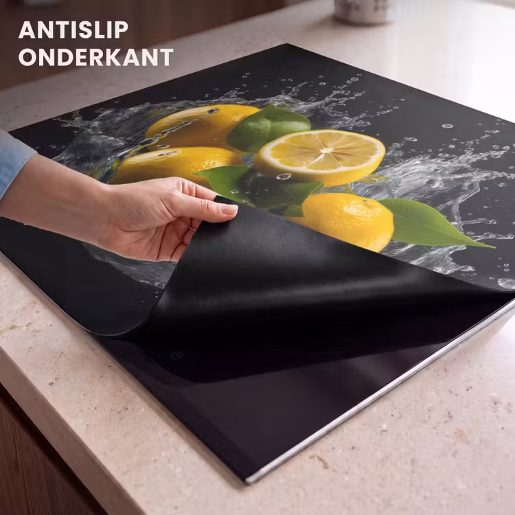 Inductie beschermer - Citroen - Fruit - Geel - Zwart — 9