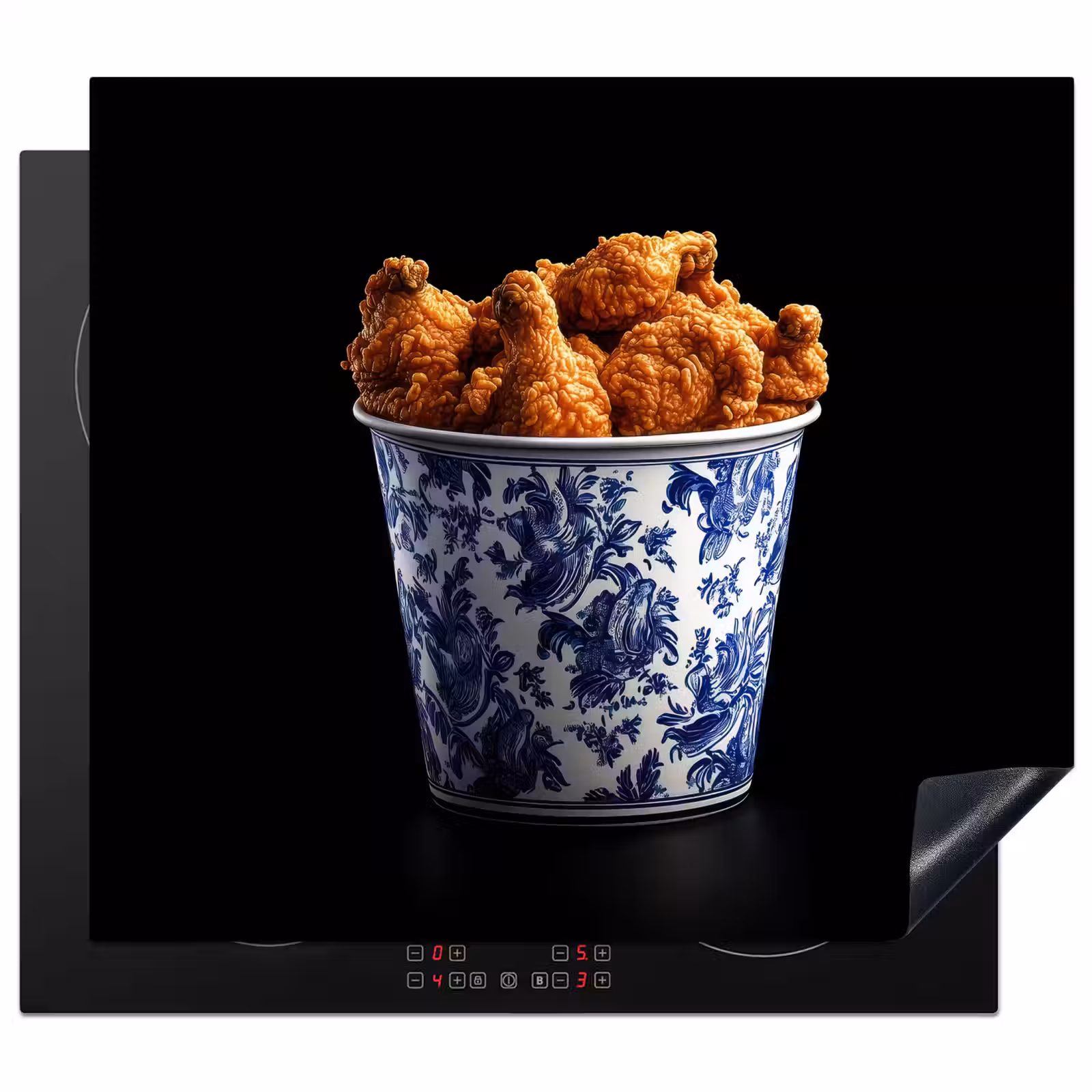 Inductie beschermer - Kip - Bucket - Delfts blauw - Lekker — 1