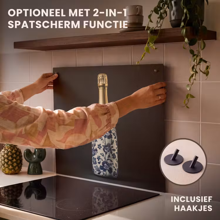 Inductie beschermer - Champagne - Bloemen - Goud - Chique — 10