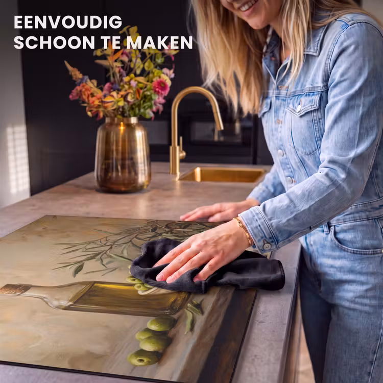 Inductie beschermer - Olijven - Stilleven - Vintage — 6