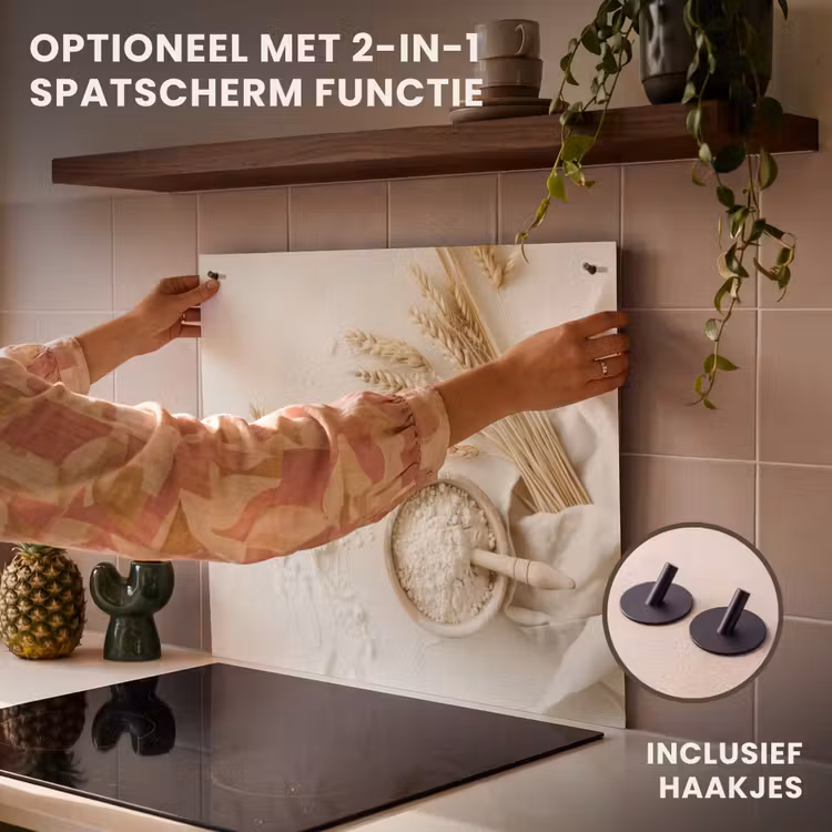 Inductie beschermer - Bloem - Hout - Tarwe — 10