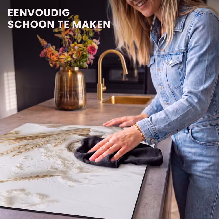Inductie beschermer - Bloem - Hout - Tarwe — 6