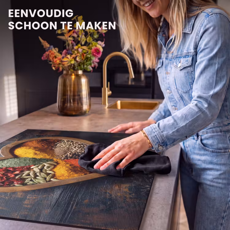 Inductie beschermer - Houten - Hart - Kleurrijke - Specerijen — 6