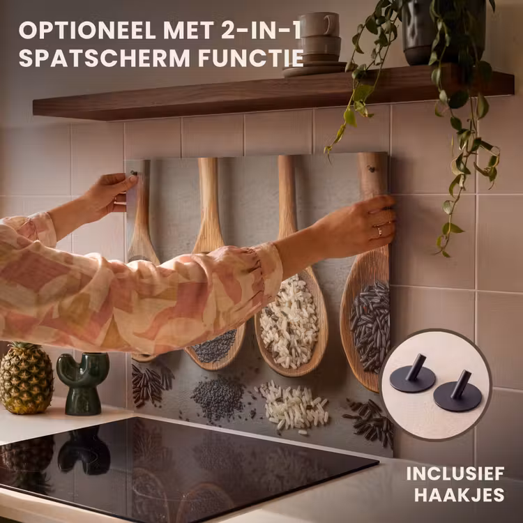 Inductie beschermer - Houten - Lepels - Rijst - Zaden — 10