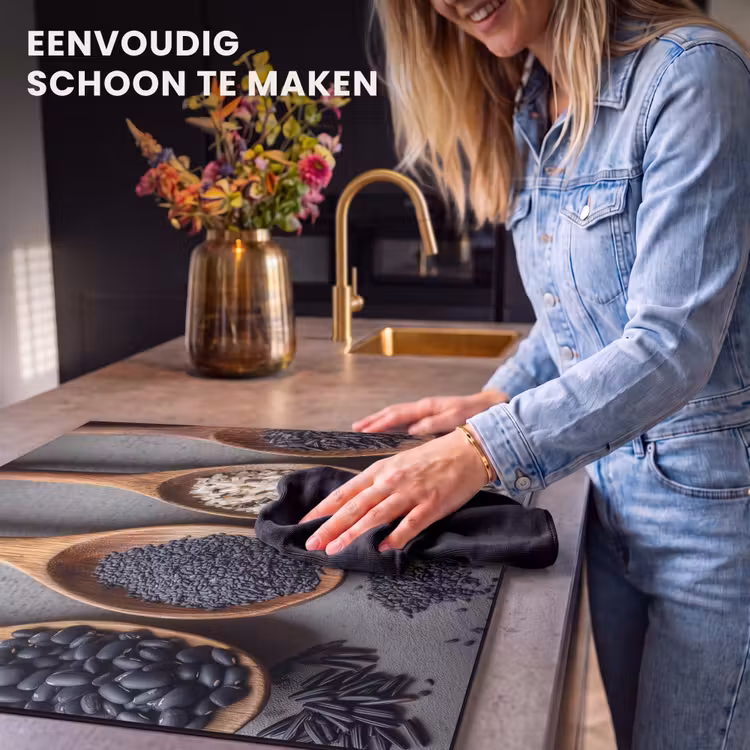 Inductie beschermer - Houten - Lepels - Rijst - Zaden — 6
