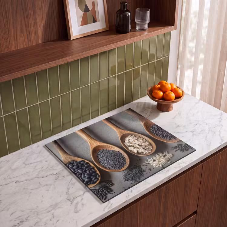 Inductie beschermer - Houten - Lepels - Rijst - Zaden — 8