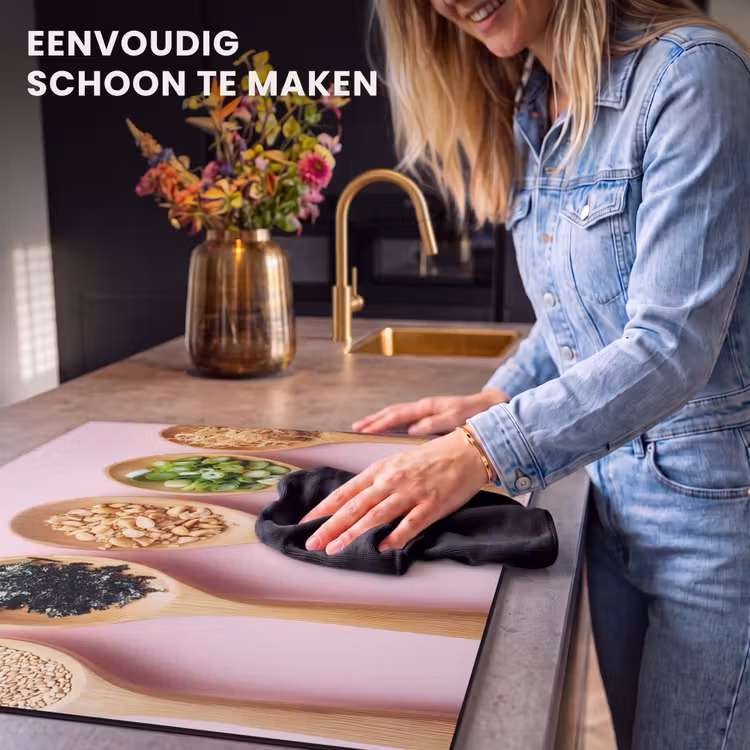 Inductie beschermer - Ingrediënten - Lepels - Hout - Roze — 6