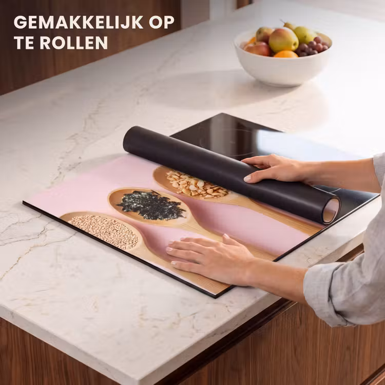Inductie beschermer - Ingrediënten - Lepels - Hout - Roze — 7