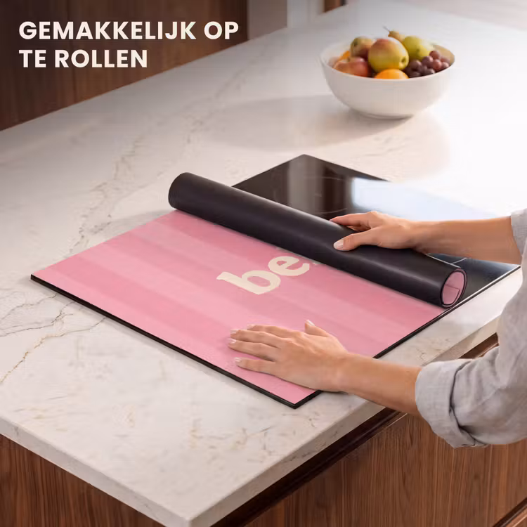 Inductie beschermer - Roze - Gestreept - Belle — 7