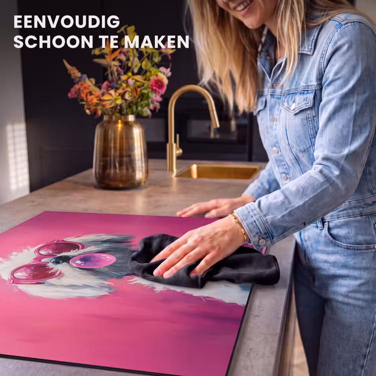 Inductie beschermer - Pink - Hond - Bubbel — 6