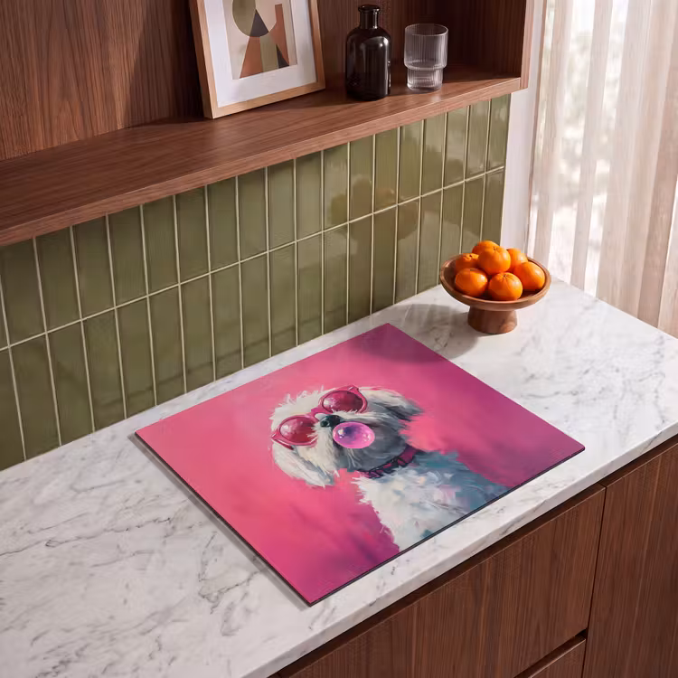 Inductie beschermer - Pink - Hond - Bubbel — 8